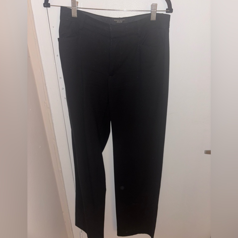 Banana Republic Women's Black Straight Leg Pants
